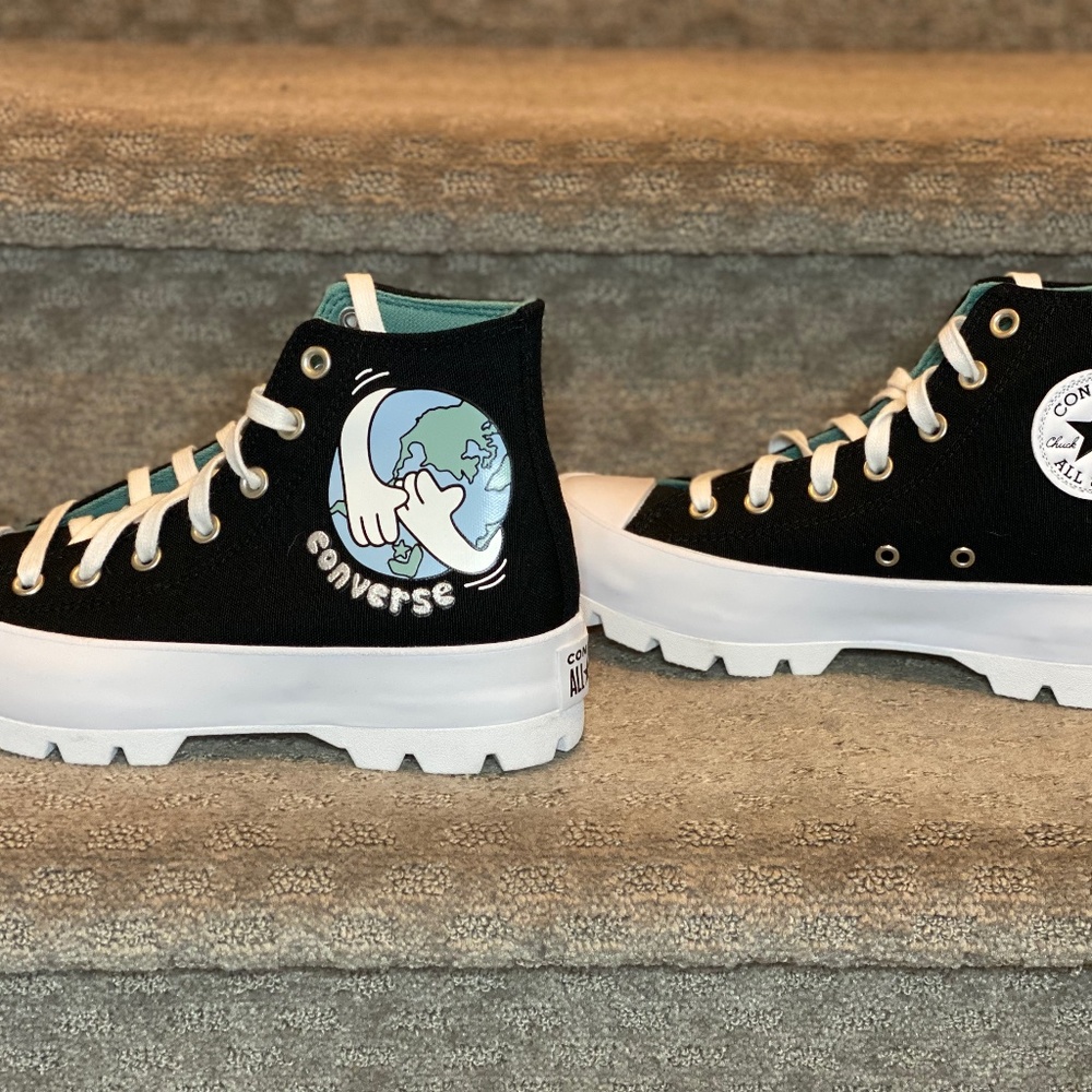 NEW Women's 7.5 Converse CTAS Lugged Hi Love Your Mother Earth Shoes